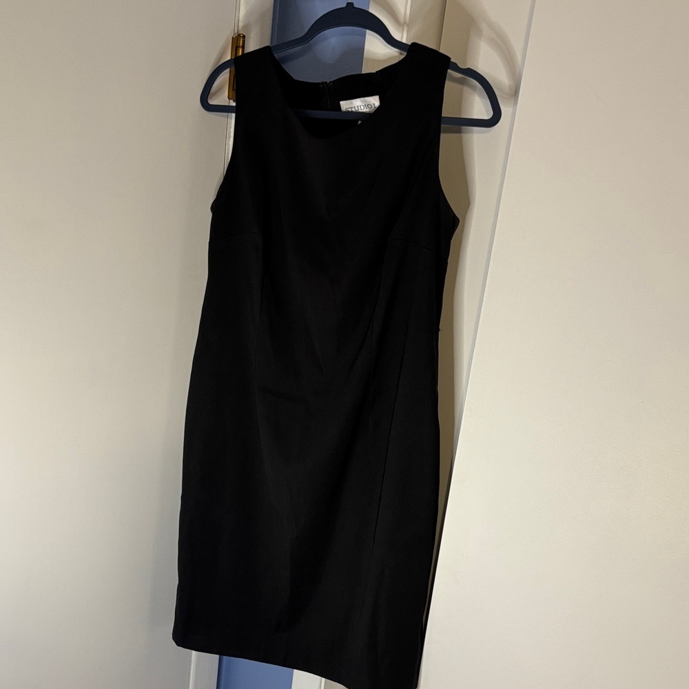 Studio 1 - size 12 midi dress sleeveless black dress Classic Black Attire